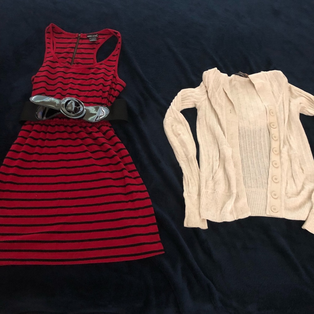 Outfit bundle- Armani Exchange Sweater and Dress